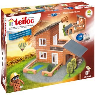 Bouwdoos - villa met garage - 330 onderdelen